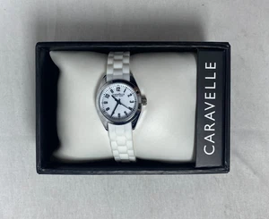 Reloj para mujer Caravelle New York by Bulova - 43L176 - correa de goma blanca - Imagen 1 de 15
