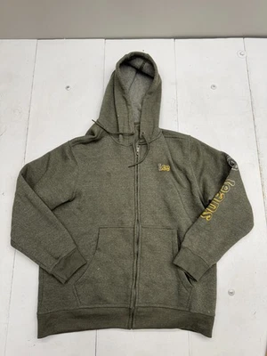 Lee Green 标准版型全拉链连帽夹克男式 L 码 — 第 1/4 张图片