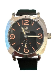 Benyar Men’s Automatic Watch 45mm Case Excellent Condition - Picture 1 of 5