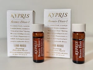 2x Kypris Beauty Elixir I : 1000 Roses Rich Face Oil 1mL / 0.03oz Sample Size - Picture 1 of 2