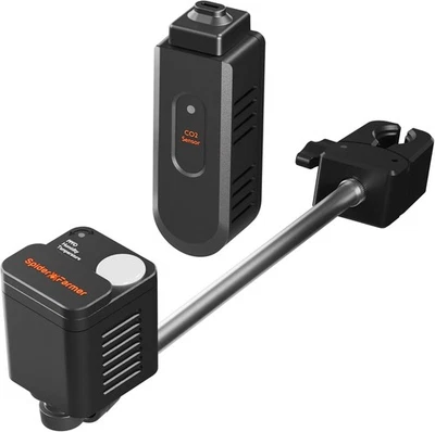 Spider Farmer GGS Sensoren, 4-in-1 VPD/PPFD/Temp/Humid & CO2 Sensor, Kontrolle