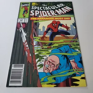Spectacular Spider-Man #165 🕷️ Marvel 1990 “The Arranger Must Die” | Sal Buscem - Picture 1 of 4