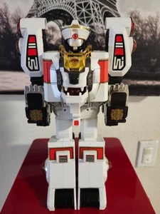 Funcionando Deluxe Blanco TigerZord Incompleto Thunder Megazord Power Rangers 1994 - Imagen 1 de 13