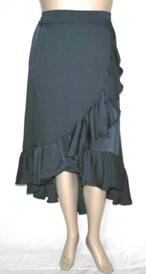 Falda envolvente sintética Pull-On Collection Lisa Rinna, Gunmetal 1X A305085 Foto 1 de 4