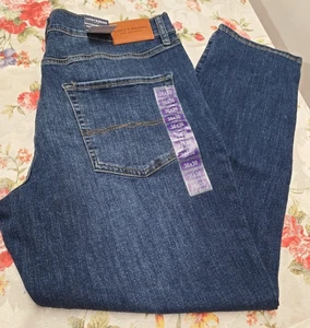 Lucky Brand 412 Athletic Slim Jeans Mens 36x30 Blue Mid Rise Stretch NEW NWT - Picture 1 of 7