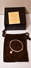 Michael Kors Hinged Rose Gold Colour Padlock Pave Set Bangle Bracelet Boxed