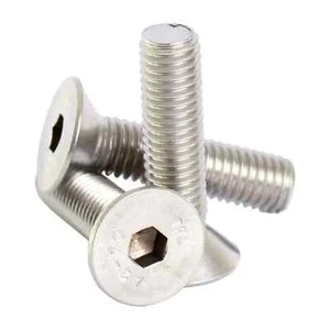 1/4" UNC COUNTERSUNK SCREWS A2 STAINLESS STEEL ALLEN KEY SOCKET BOLTS 1/4-20 - Picture 1 of 1