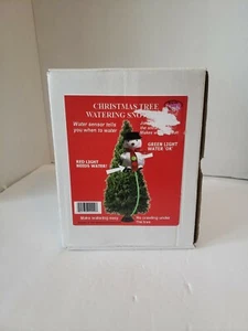 Christmas Tree Watering waterer Snowman Makes It Easy Lights Up Rare NEW NIB NIP - Picture 1 of 2