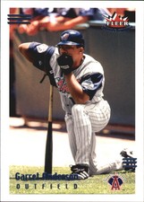 2002 Fleer Triple Crown RBI Parallel Anaheim Angels Baseball #32 Garret Anderson