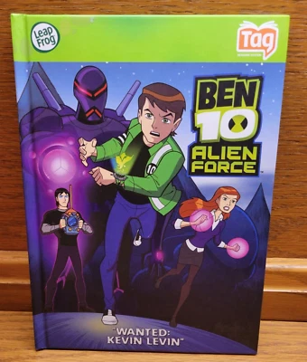 Etiqueta Leap Frog Ben 10 Alien Force "Wanted: Kevin Levin" Foto 1 de 3