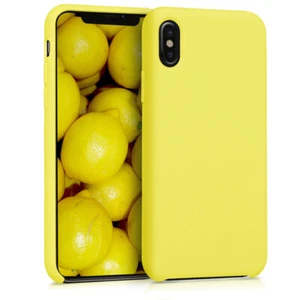 Silicone Case for Apple iPhone X - TPU Rubberized Cover - Picture 1 of 7