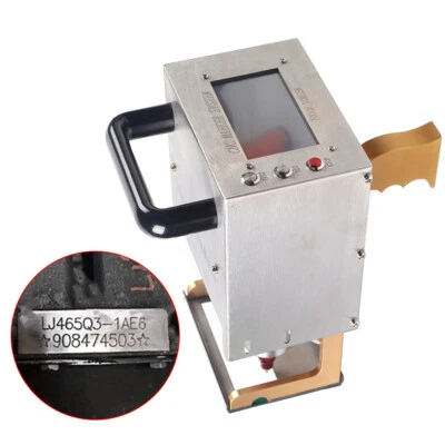 Portable Dot Peen Marking Machine Metal VIN Code Engraving Printer Touch Screen - Image 1 of 4
