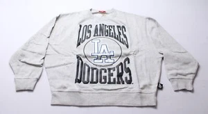 Los Angeles Dodgers Womens Mitchell & Ness 3.0 Sweatshirt BL1 Heather Gray Large - Picture 1 of 4