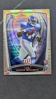 2014 Topps Chrome Pulsar Andre Williams RC Rookie Giants /271 - Image 1 of 3