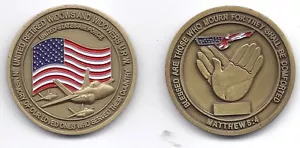 **UNITED STATES AIR FORCE UNITED RETIRED WIDOWS AND WIDOWERS URW CHALLENGE COIN* - Picture 1 of 1