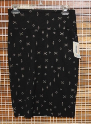 Falda lápiz Cassie negra y tostada LuLaRoe para mujer talla S tela texturizada nueva con etiquetas Foto 1 de 4