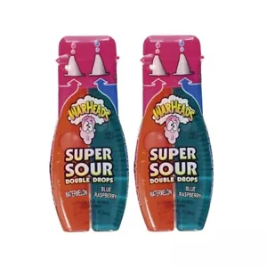 2x WarHeads Super Sauer Doppel Tropfen Wassermelone / Blaue Himbeere Liquid - Bild 1 von 1