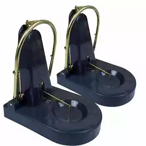 Black Cat Rat Trap - Powerful Reusable Humane Kill Rodent Control x 2 - Picture 1 of 6