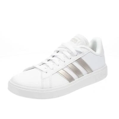 Adidas Grand Court Base Bianco - Donna Scarpe Sneakers Sportive - Immagine 1 di 3