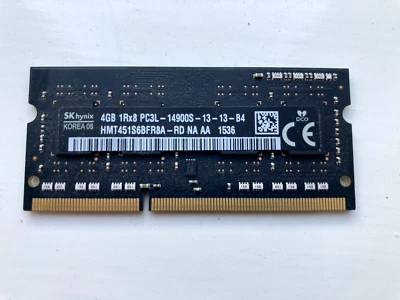 SK hynix 4GB 1RX8 PC3L-14900 DDR3L 1866MHz 1.35V 240pin SODIMM Memory RAM - Image 1 of 4