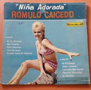 Romulo Caicedo Con Nina Adorada FLOR-MEX LP-125 VG/VG #5631 - Imagen 1 de 4