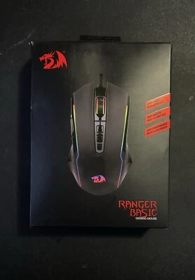 Redragon M910-K Ranger Basic RGB Wired Gaming Mouse 9 Buttons Black - Image 1 of 2