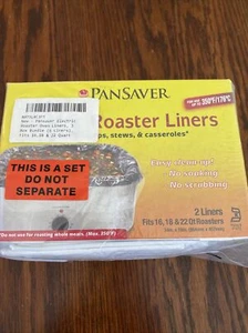 Forros de tostador eléctrico transparente Liner PanSaver para tostadores de 16, 18, 22 cuartos de galón (N1) - Imagen 1 de 3