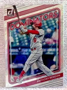 Anthony Rendon 2022 Donruss Baseball Dominators #D-8 Silver Los Angeles Angels - Picture 1 of 2