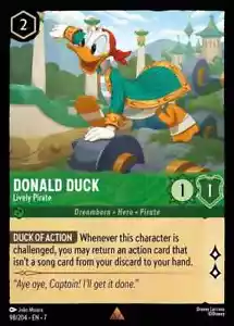 Donald Duck Lively Pirate 98/204 Disney Lorcana Archazia's Island Rare NM - Picture 1 of 1