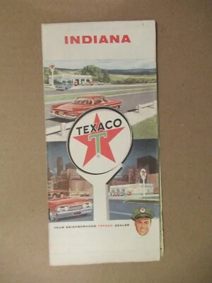 Texaco Map of Indiana 1964 - Image 1 of 2