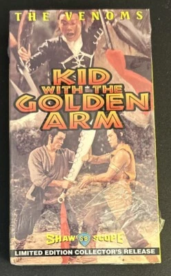 The Venoms Kid With The Golden Arm VHS Limited Ed Kuo Chui Chiang Sheng Lo Meng - Image 1 of 4