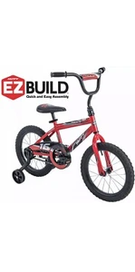 Huffy 16" Rock It Boys Bike, Red - Picture 1 of 5