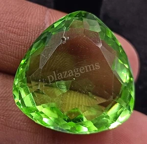 57.10 CT TRILLION CUT NATURAL GREEN GARNET EGL CERTIFIED LOOSE GEMSTONE 5FRD - Picture 1 of 8