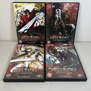 Hellsing Ultimate Anime Complete Series Volumes 1-4, I-IV Region 2 Manga - Bild 1 von 10