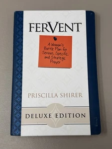 Fervent Deluxe Edition Priscilla Shirer LeatherTouch Womans Strategic Prayer NEW - Picture 1 of 3
