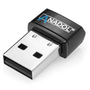 Anadol 150Mbit/s AWL150 Micro USB Wlan Stick Schwarz Bulk - Bild 1 von 5