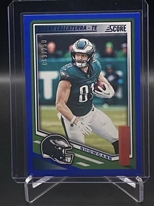 2025 Score Football Grant Calcaterra #219 Showcase 69/250! Philadelphia Eagles  - Bild 1 von 3