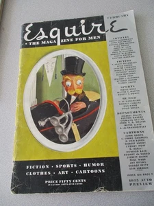 Esquire Magazine February 1935 Auto Preview Issue Good. - Imagen 1 de 8