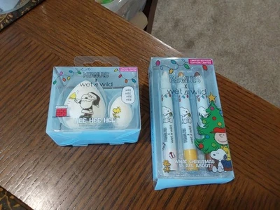 WET N WILD PEANUTS WHAT CHRISTMAS IS ALL ABOUT EYESHADOW/HEE HEE HEE SPONGE SET! - Image 1 of 2