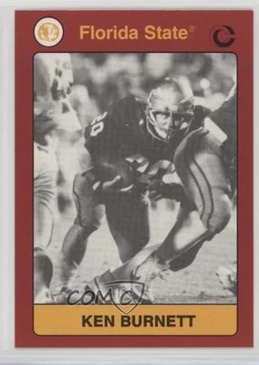 1991 Collegiate Collection Florida State Seminoles Ken Burnett #189 - Image 1 of 2