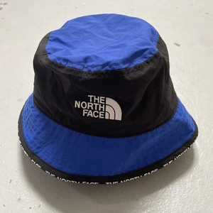 North Face Nylon Bucket Spell Out Camp Hiking Fishing Outdoor Hat L/XL - Picture 1 of 6