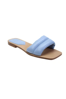 Marc Fisher LTD. Womens One Strap Open Toe Slide On Sandals Blue Size 9M - Image 1 of 4