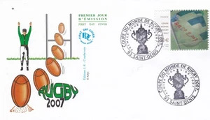 FRANCE 2007 FDC COUPE DU MONDE DE RUGBY YT 4080 - Imagen 1 de 1