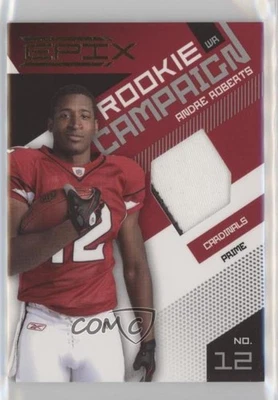 2010 Panini Epix Rookie Campaign Materials Prime /50 Andre Roberts #27 RC - Image 1 of 2