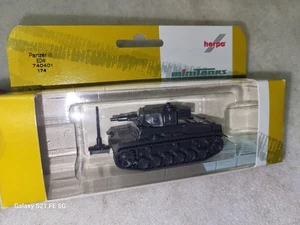 Herpa Minitanks Panzer III Tank HO Scale #174 - Picture 1 of 1