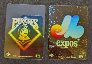 1991 Upper Deck Expos & Pirates Hologramm Team Logo⚡ - Bild 1 von 2