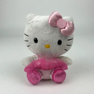 Hello Kitty Ballerina Stofftier Plüsch mit rosa Tutu & Schleife 5,5 Zoll Sanrio 2012 - Bild 1 von 16