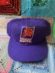 Vintage 90s Phoenix Suns NBA Purple Embroidered Logo Cap - Picture 1 of 10
