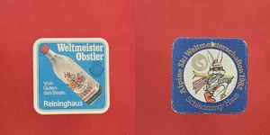 Reininghaus Weltmeister Obstler Brauerei Bierdeckel Bier - Picture 1 of 1