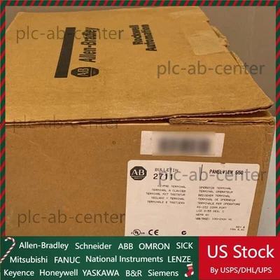 New AB 2711-K5A5 /H PanelView 550 Monochrome Keypad RS-232 (DH-485) US Free Tax - Image 1 of 4
